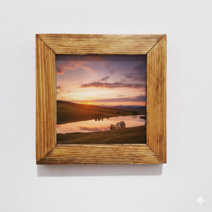 قاب عکس چوبی سایز 10 در 10